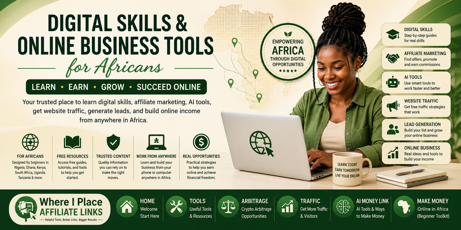 Digital Skills and Online Business Tools for Africans